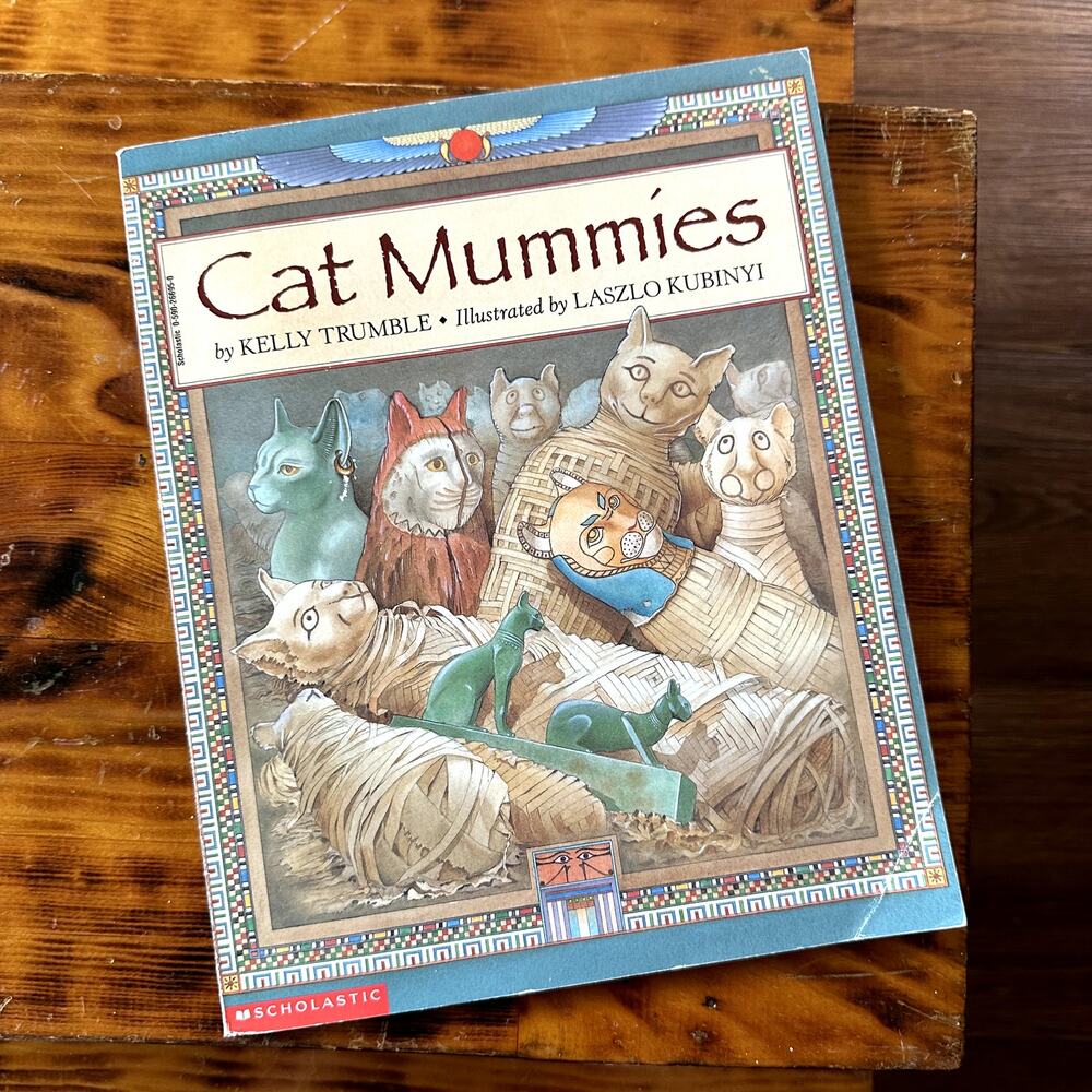 Vintage 1998 Scholastic Cat Mummies Paperback Book